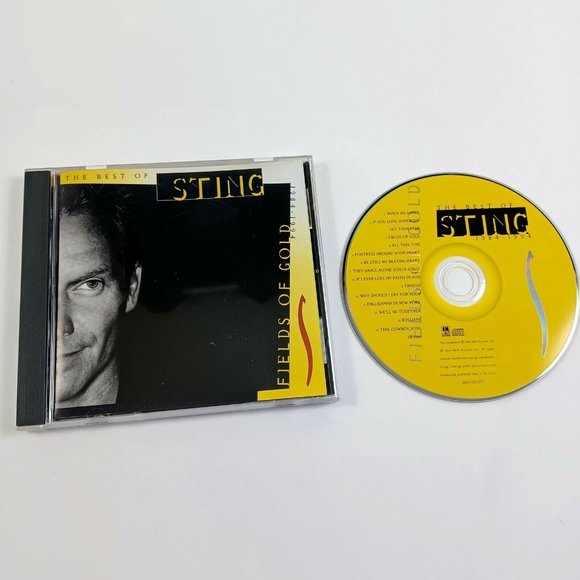 🔥4/$20 The Best Of Sting CD Fields Of Gold 1984-1994 -Vintage  *MINIMAL WEAR - Picture 11 of 13